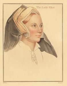 Margaret, Lady Elyot, décédée en 1569 - Hans (after) Holbein the Younger
