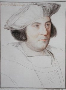 Portrait de Harry Guldeford (d.1532) gravé par Francesco Bartolozzi (1727-1815) 1792 - Hans (after) Holbein the Younger