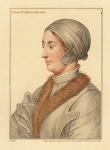 Reine Anne Boleyn, deuxième épouse du roi Henri VIII - Hans (after) Holbein the Younger