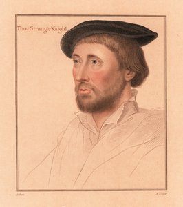 Sir Thomas le Strange de Hunstanton, Haut Shérif du Norfolk (1812) (gravure) - Hans (after) Holbein the Younger