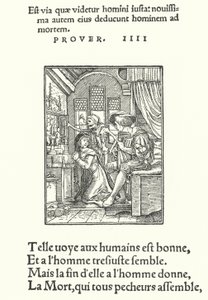 La Chanoinesse, ou Nonne (gravure) - Hans (after) Holbein the Younger