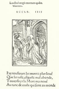 La Dame Abbesse (gravure) - Hans (after) Holbein the Younger