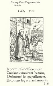 Le Prêtre (gravure) - Hans (after) Holbein the Younger