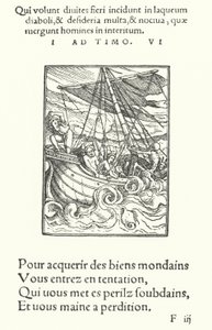 Le Marin dans une tempête - Hans (after) Holbein the Younger