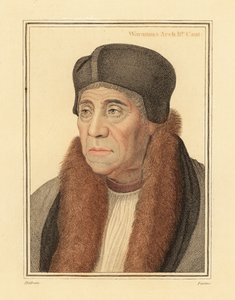 William Warham, archevêque de Canterbury - Hans (after) Holbein the Younger
