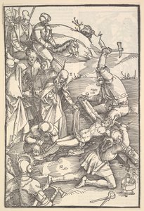 Christ cloué sur la croix, verso : Christ cloué sur la croix, du Speculum Passionis Dom..., 1507 - Hans Baldung