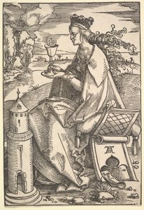 Sainte Barbe, vers 1505 - Hans Baldung
