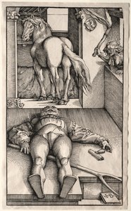 Le Cavalier ensorcelé, 1544-45 - Hans Baldung