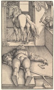 Le Cavalier ensorcelé, vers 1544 - Hans Baldung