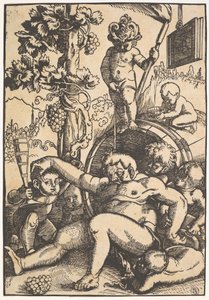 Le Bacchus ivre - Hans Baldung