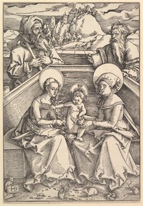 La Sainte Famille avec Sainte Anne et Saint Joachim - Hans Baldung