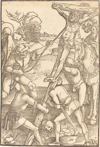 Le Christ élevé sur la croix - Hans Baldung Grien