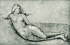 Nymphe allongée - Hans Baldung Grien