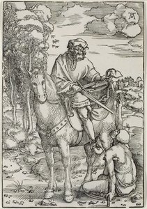 Saint Martin partageant son manteau - Hans Baldung Grien