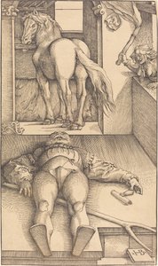 Le Cavalier Ensorcelé - Hans Baldung Grien