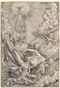 Le corps du Christ porté par des anges vers le ciel, 1516 - Hans Baldung Grien