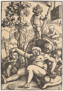 Le Bacchus ivre, c.1520 - Hans Baldung Grien