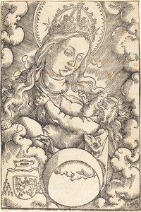Vierge et Enfant dans les nuages - Hans Baldung Grien
