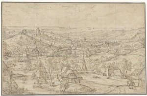 Vue sur Bruxelles - Hans Bol
