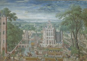 Tournoi devant un château - Hans Bol