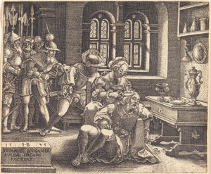 Samson et Dalila - Hans Brosamer