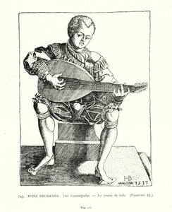 Le joueur de luth - Hans Brosamer