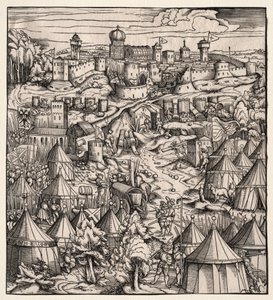 Der Weisskunig Le Roi Blanc : Le siège de Padoue, 1512-1515 - Hans Burgkmair