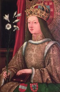 Reine Éléonore du Portugal (1434-67) épouse de Frédéric III (1415-93) - Hans Burgkmair
