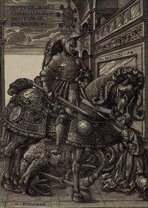 Saint Georges et le dragon - Hans Burgkmair