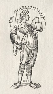 Les sept vertus : Justice - Hans Burgkmair