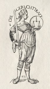 Les Sept Vertus : Justice - Hans Burgkmair