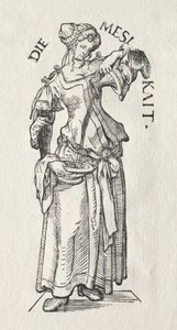 Les sept vertus : Tempérance - Hans Burgkmair