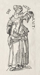 Les Sept Vertus : Tempérance - Hans Burgkmair