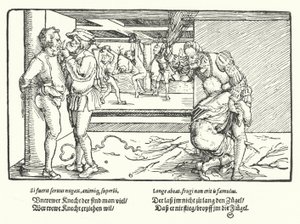La punition des serviteurs - Hans Burgkmair