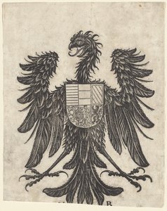 Blason avec un aigle unique - Hans Burgkmair I