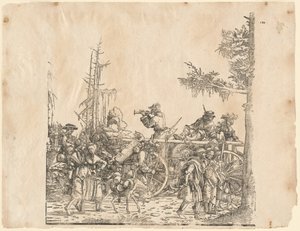 Paysans avec une charrette - Hans Burgkmair I