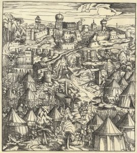 La bataille de Padoue - Hans Burgkmair I