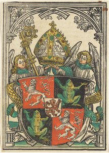 Les Armoiries de Wigeleus von Fröschel, Évêque de Passau - Hans Burgkmair I