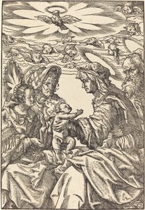 La Sainte Famille avec Sainte Anne et Saint Joachim - Hans Burgkmair I