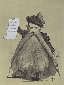 Caricature du patriote polonais Franciszek Smolka - Hans Canon
