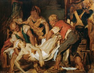 La récupération du corps de Jean-Paul Marat