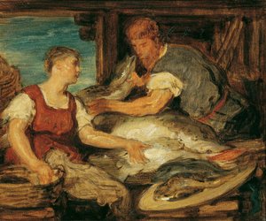 La vendeuse de poissons - Hans Canon