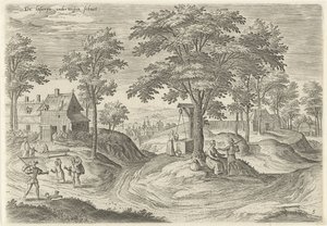 Vue sur la léproserie de Scheut - Hans Collaert (I)