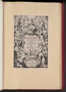 Page de titre pour Pedro de Ribadineira et Heribert Rosweyde, Generale Legende der Heylighen - Hans Collaert the Younger after Sir Peter Paul Rubens