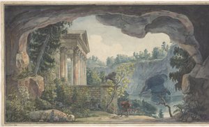 Décor de théâtre pour l
