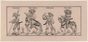 Le défenseur de Vienne de 1529 - basé sur une gravure sur bois de Nikolaus Meldemann - Hans Guldenmundt
