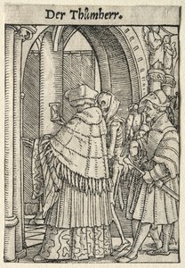Danse de la Mort : Le Chanoine - Hans Holbein