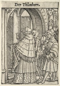 La danse de la mort : Le chanoine - Hans Holbein