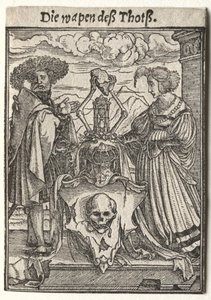 La Danse de la Mort: Les Armoiries de la Mort - Hans Holbein