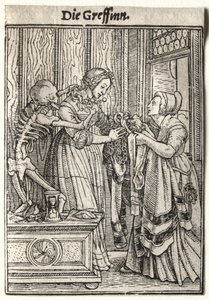 La Danse macabre : La Comtesse - Hans Holbein